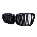 Kühlergrill schwarz Sport Doppelsteg Glanz für BMW 5er E39 95 - 03 Frontgrill