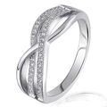 Goldmaid Glamour Ring Silberring 925 Sterlingsilber 43 Zirkonia weiß Echtschmuck