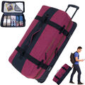 Trolley Reisetasche Herren groß XXL 80cm 120L Trolly Elephant Travel 13032 Rot