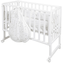 Beistellbett roba Stubenbett safe asleep Stars 3in1 Sternenzauber Weiß SEHR GUT