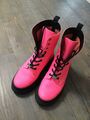 Stiefeletten Echtleder pink 39 Damen