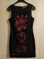 DESIGUAL schicke Damen Kleid Gr. 36 mit Glitzer . Top Zustand! 