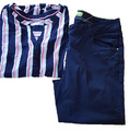 Cecil Hose Scarlett Gr. 32/26 Blau +Bluse von Street one