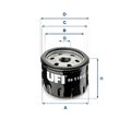 UFI 23.118.00 Ölfilter für RENAULT 4 (112) 5 (122) 4 Kasten (R21, R23) 12