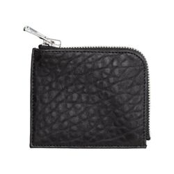 BALMAIN x H&M Geldbörse 'Grained Leather Wallet Black' - Leder - schwarz