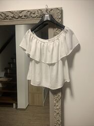 Bluse weiß Gr. S Carmen 