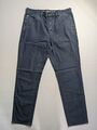 Herren Denham Indigo Blau Denim Jeans Hose Ben Pant Zinn Baumwolle Nylon Taille 32