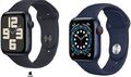 Apple Watch Series 6 44mm Space Grau/Blau A2376 - 32GB Open Box