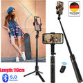 Bluetooth Selfie Stick Stativ für Smartphone iPhone 15 14 13 Pro Max, Android DE