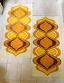 2 X Teppich Carpet Rug Shag 60er/ 70er Mid Century Space Age Op Art Panton Era