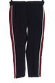 ZARA BASIC Stoffhose Damen Gr. DE 38 schwarz-weiß-rot Casual-Look