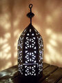 Orientalische Marokkanische Laterne Windlicht Garten Metall Vintage Stehlaterne