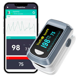 Pulsoxymeter Finger Sauerstoff Messgerät Puls Oximeter Blut SpO2 Pulsoximeter DE