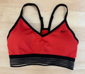 NIKE Dri-Fit Damen Jugendl. Bra Top Bustier Sport BH Fitness Rot - S - sgt.Zus