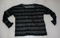 Hübsches Spitzenshirt in schwarz von Street One Gr. 42 