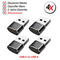 4x USB A zu USB C Adapter OTG  -USB Stick Laptop Samsung Xiaomi MacBook Buchse