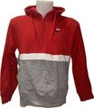 Nike Pullover Gr. M Herren Rot/Grau Pulli Sweatshirt Sportswear Club Hoodie