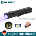 Olight Arkfeld UV EDC Taschenlampe mit dualer Lichtquelle, Weißlicht & UV-Licht