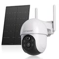 4MP Solar Kamera FUNK ÜBERWACHUNGSKAMERA Outdoor WLAN WIFI IP CAMERA Set AUßEN