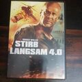  STIRB LANGSAM 4.0, DVD, Bruce Willis Film, Die Hard 4.0, neuwertig