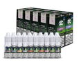 10x 10ml SC Frucht Probierbox E Liquid E-Zigaretten Probierbox - 100ml 0-18mg/ml