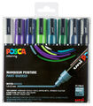 POSCA Pigmentmarker POSCA PC-5M 8er Box kalte Farben