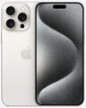 Apple iPhone 15 Pro Max Smartphone 256GB Weiß White Titanium - Sehr Gut