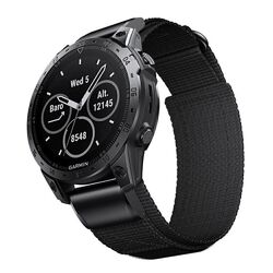 Für Garmin Fenix 7 7X 6 6X Pro 5 5X Plus 3 HR 965 955 Quick Fit Nylon Armband DE