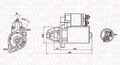 MAGNETI MARELLI ANLASSER STARTER 1,1kW passend für MERCEDES-BENZ C-KLASSE CLK