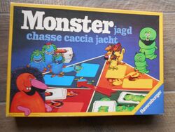 MONSTERjagd (Ravensburger 60154503). Ein Spiel mit viel Tempo! Prima Zustand!