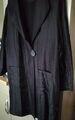 Ausgefallene, interessante Jacke Satin Gr. XL Schwarz 