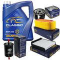 Ölwechsel Set 5L MANNOL Classic 10W-40 Motoröl für Dacia Sandero Logan MCV KS 