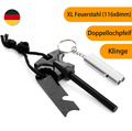 Feuerstarter Feuerstahl Set Magnesium Feuerstein Firestarter Outdoor Camping