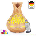 Aroma Diffuser 500 ml Aromatherapie Ätherisches Öl Diffusor Holzmaserung Fernbed