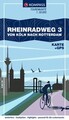 KOMPASS Fahrrad-Tourenkarte Rheinradweg 3, von Köln nach Rotterdam 1:50.000 | Bu