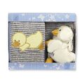 Sterntaler Geschenk-Set Ente Edda Mini-Spieluhr Waschhandschuh Kinderhandtuch