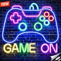 Neon LED Schild USB Licht Wand Deko Leuchte Gaming Setup Streamer Beleuchtung