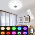 RGB LED Deckenlampe mit Bluetooth Musik Lautsprecher Deckenleuchte Lampe App FB