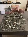 Riesen Warhammer Kollektion - Bretonnian Battailon + Men-At-Arms - Top Zustand