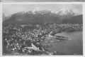 Bregenz am Bodensee, historische Ansichtskarte 1931, Stadtbild mit Säntis