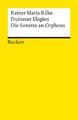 Rainer Maria Rilke | Duineser Elegien. Die Sonette an Orpheus | Taschenbuch