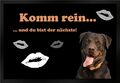 Fußmatte Schmutzfangmatte Komm herein du bist der nächste Hund  F429