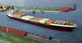 Hansa Metall Modell Nr.  298 - 1 : 1250 : Containerschiff Mosel Express - Hapag
