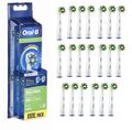 Oral-B CrossAction Aufsteckbürsten 20x Zahnbürstenaufsatz CleanMaximiser weiß