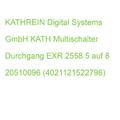 KATH Multischalter Durchgang EXR 2558 5 auf 8 20510096 (4021121522796)