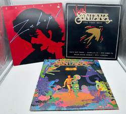 3x Santana LP Vinyl Amigos 1976, Zebop! 1981, Viva Santana The Very Best Of