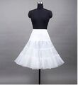 50er 60er Jahre Petticoat Tüllrock Dirndl Rock Unterrock Weiß NEU 65cm Fasching