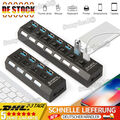 USB 3.0 4 Port / 7 Port HUB Aktiv Verteiler USB Für Windows PC Laptop Desktop