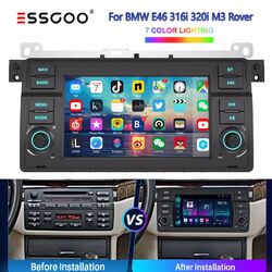 Für BMW 3er E46 M3 Rover 75 MGZT Android 13 Apple Carplay Autoradio GPS RDS WiFi