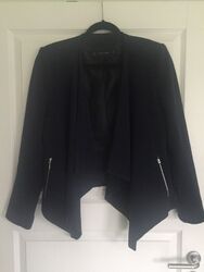 ZARA BASIC Damen Blazer Sako Anzug Elegant Gr.L Dunkelblau